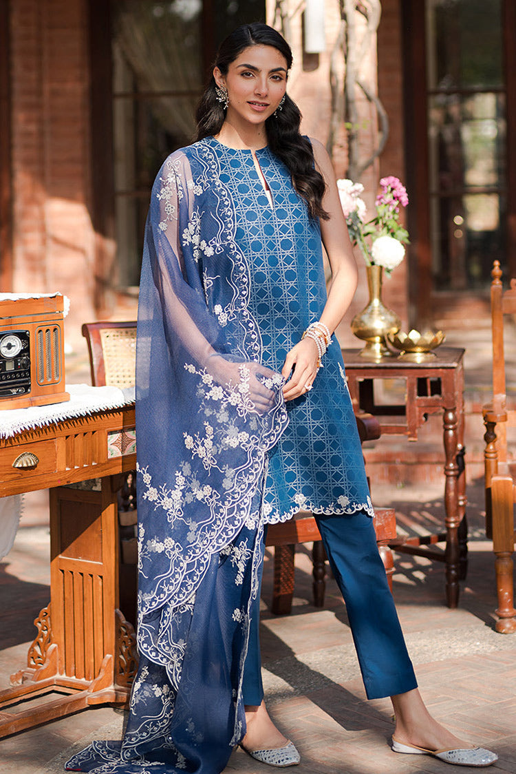 Picture of Cross Stitch - Unstitched Eid Lawn Collection - Antique Royal - Available at Raja Sahib