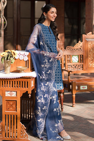 Cross Stitch - Unstitched Eid Lawn Collection - Antique Royal