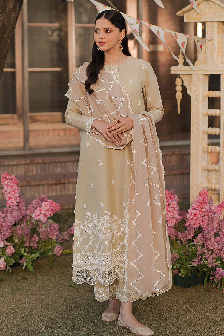 Picture of Cross Stitch - Unstitched Eid Lawn Collection - Pale Green - Available at Raja Sahib