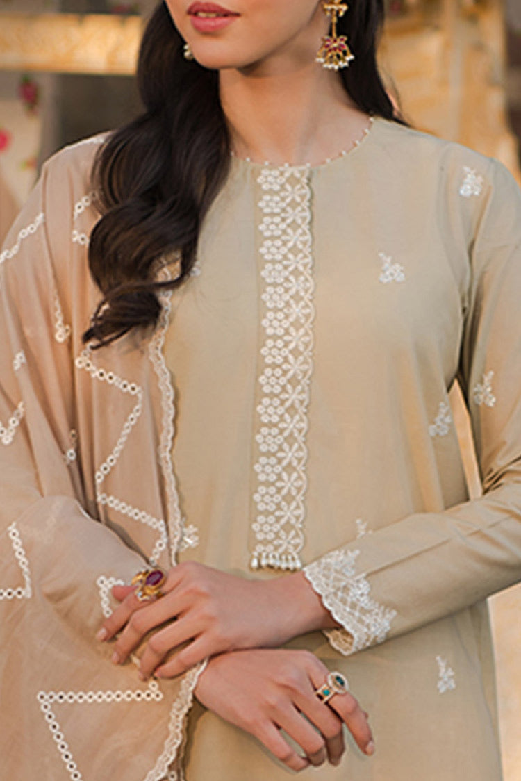 Picture of Cross Stitch - Unstitched Eid Lawn Collection - Pale Green - Available at Raja Sahib