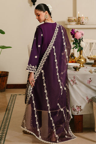 Picture of Cross Stitch - Unstitched Eid Lawn Collection - Plum Grain - Available at Raja Sahib