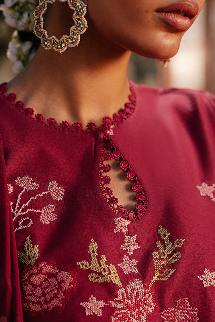 Picture of Cross Stitch - Unstitched Eid Lawn Collection - Ruby Maze - Available at Raja Sahib