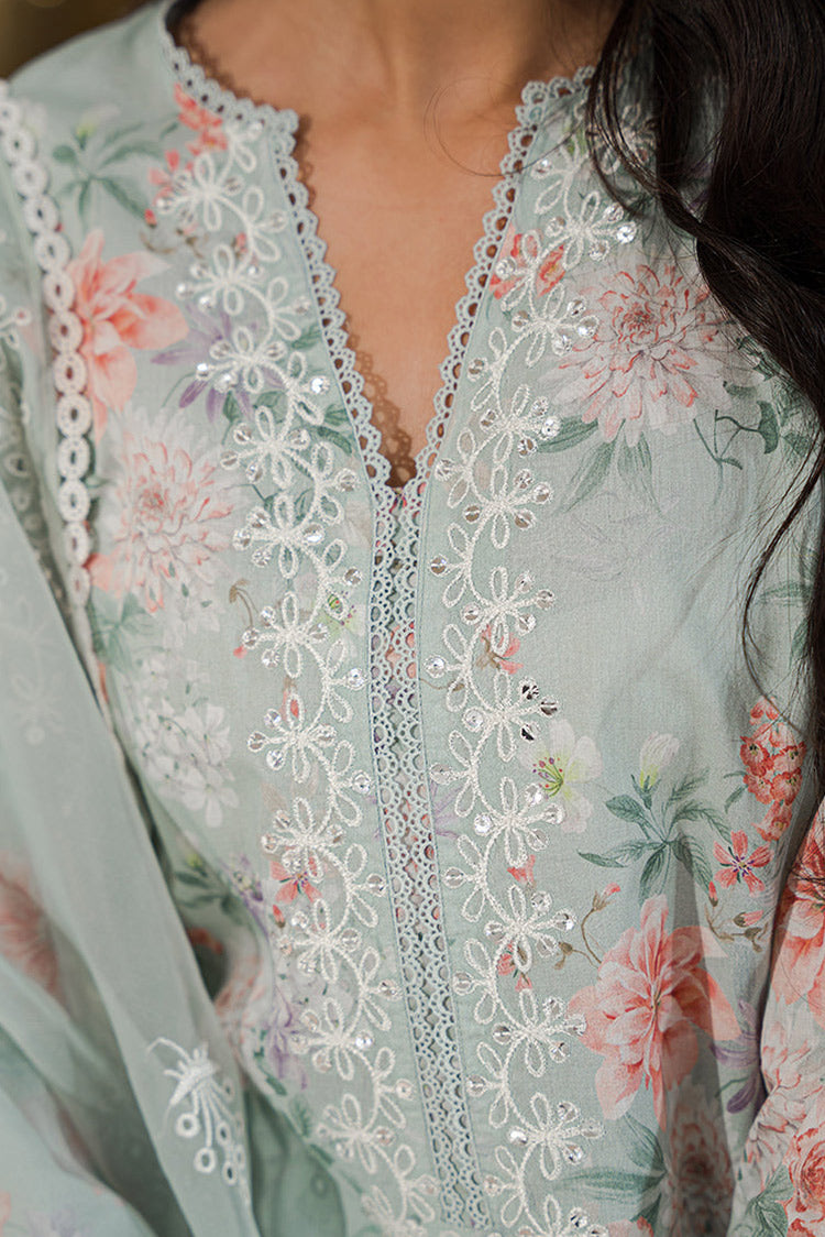 Picture of Cross Stitch - Unstitched Eid Lawn Collection - Pearl Floral - Available at Raja Sahib