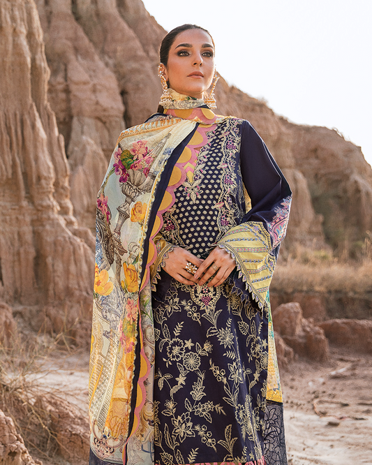 Picture of Maria Osama Khan Naghma-011 Pariwash Premium Lawn Collection 2022 - Available at Raja Sahib