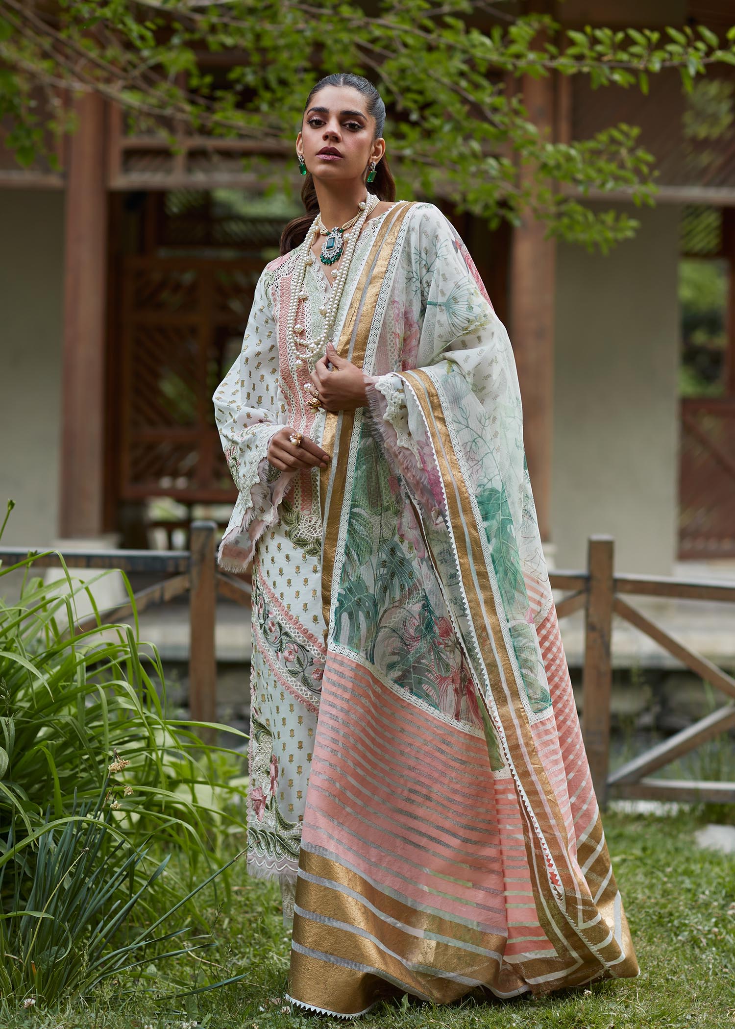 Picture of Crimson - 5A Shigar Luxury Lawn Collection - Available at Raja Sahib