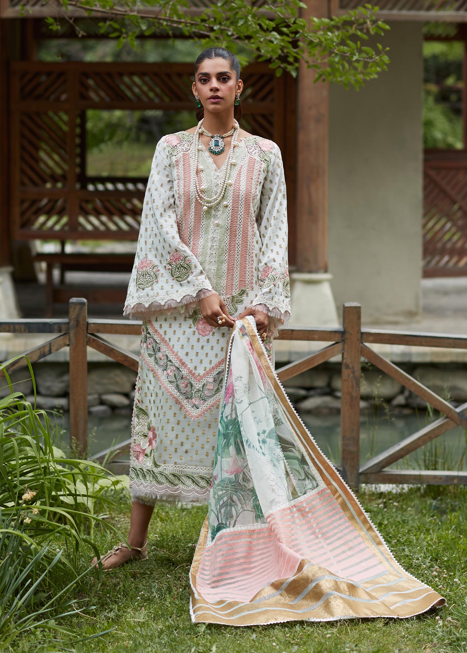 Picture of Crimson - 5A Shigar Luxury Lawn Collection - Available at Raja Sahib