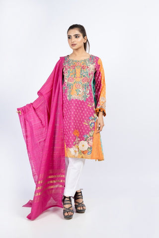 Embroidered Broshia Lawn Formal Wear Suit - ARN1807