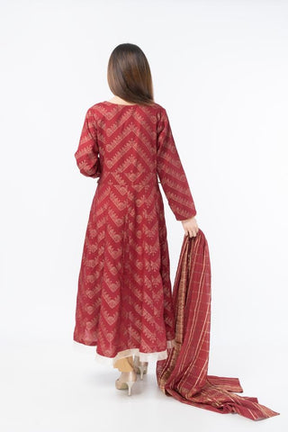 Arfa Riwaj Embroidered Jacquard Formal Wear Suit - ARN1858