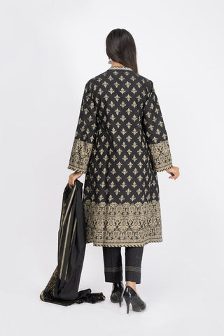 Embroidered Jacquard Suit - ARN2127