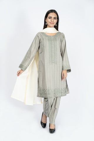 Picture of Embroidered Lawn Suit - ARN2182 - Available at Raja Sahib