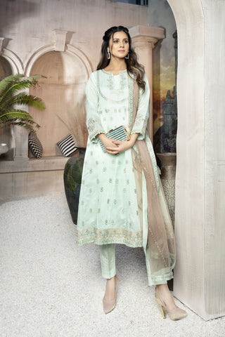 Picture of Ellena - Fancy Embroidered Formal Wear 3 Piece Suit - VJQ279 - Available at Raja Sahib