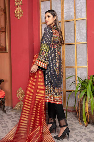 Ellena - Embroidered Jacquard 3-PC Suit