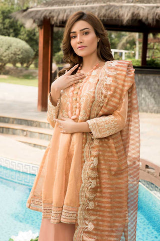 Ellena - 3-PC Stitched Khaadi Net Suit