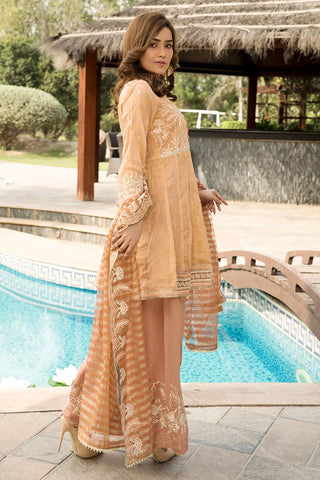 Ellena - 3-PC Stitched Khaadi Net Suit