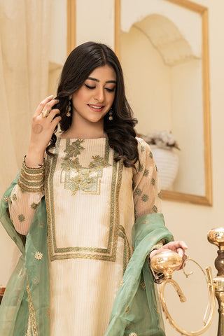 Ellena - Fancy Embroidered Formal Wear 3 Piece Suit - EV330