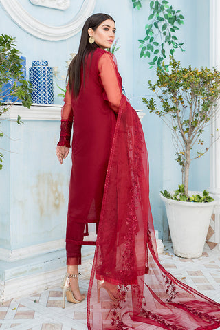 Ellena Embroidered Organza 3-PC Suit