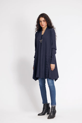 Picture of Ellena - V-Neck Cardigan Sweater - Available at Raja Sahib