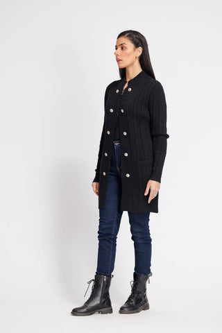 Ellena - Round Neck Cardigan Sweater