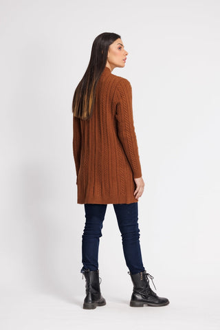 Ellena - Round Neck Cardigan Sweater