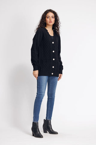 Ellena - V-Neck Cardigan Sweater