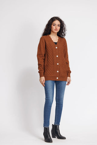 Ellena - V-Neck Cardigan Sweater