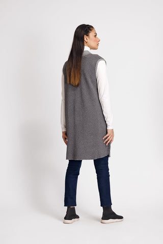 Picture of Ellena - V-Neck Cardigan Sweater - Available at Raja Sahib