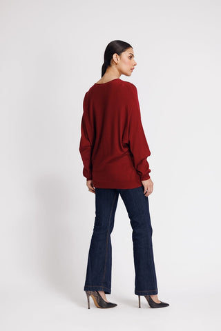 Ellena - Round Neck Pullover Sweater