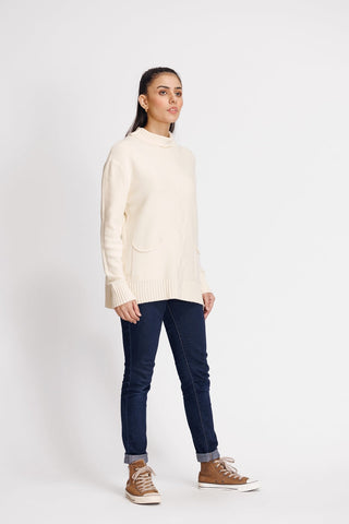 Ellena - Turtle Neck Pullover Sweater