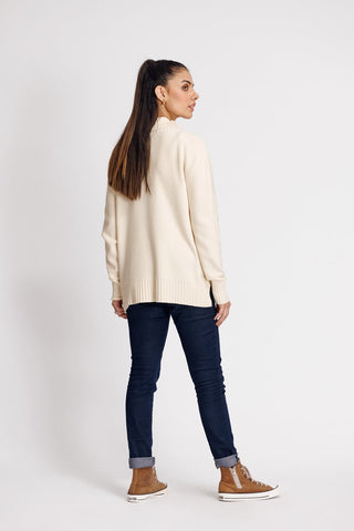 Ellena - Turtle Neck Pullover Sweater