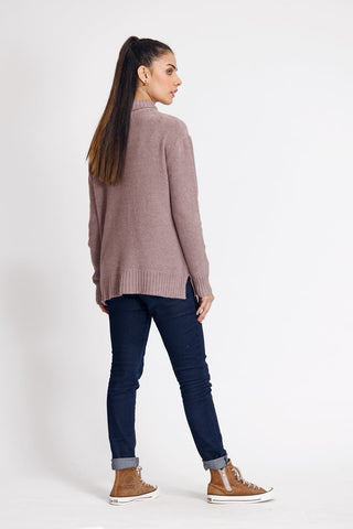 Ellena - Turtle Neck Pullover Sweater