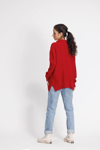 Ellena - Turtle Neck Pullover Sweater