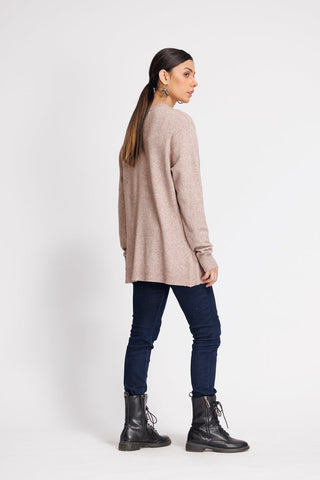 Ellena - Round Neck Cardigan Sweater