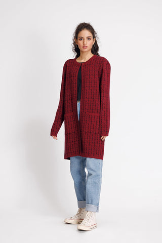 Ellena - Round Neck Cardigan Sweater