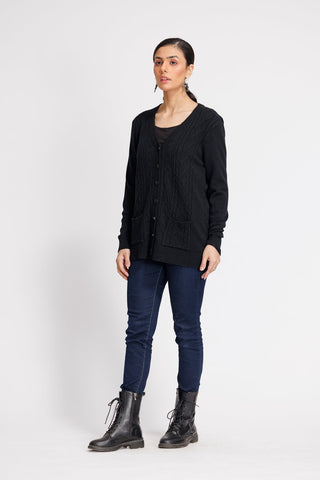 V-Neck Cardigan Sweater