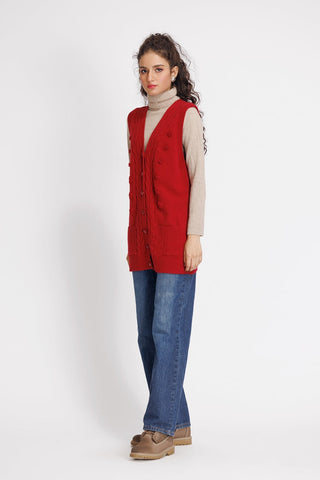 Ellena - V-Neck Cardigan Sweater