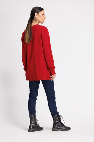 Ellena - Round Neck Cardigan Sweater