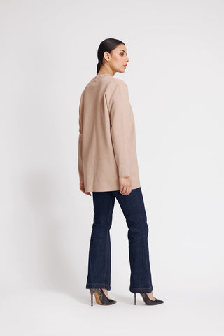 Ellena - Round Neck Cardigan Sweater