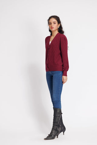 Ellena - V-Neck Cardigan Sweater