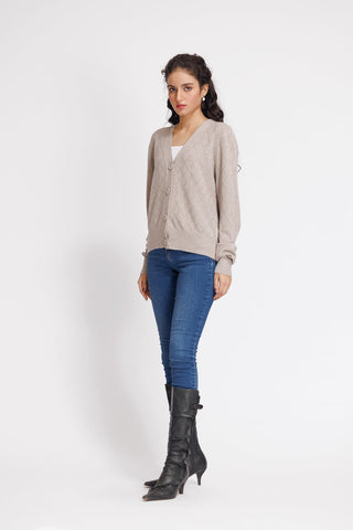 Ellena - V-Neck Cardigan Sweater