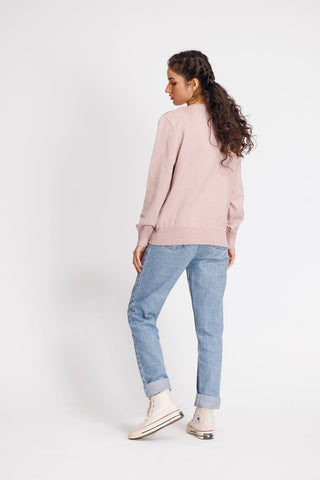 Ellena - Round Neck Cardigan Sweater