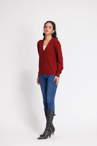 Ellena - V-Neck Cardigan Sweater