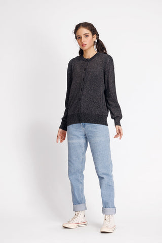 Ellena - Round Neck Cardigan Sweater