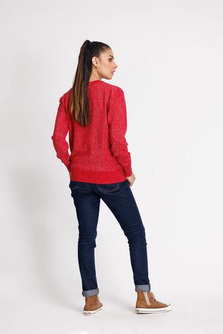 Ellena - Round Neck Cardigan Sweater