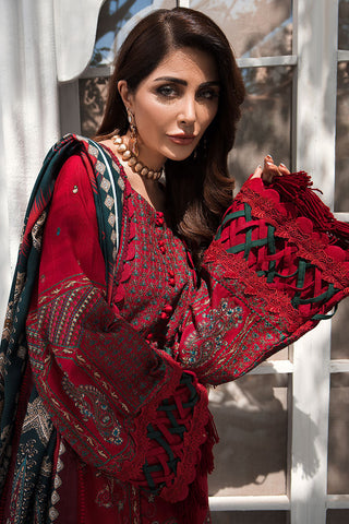 Ellena - 3-PC Musavir Embroidered Khaddar Collection