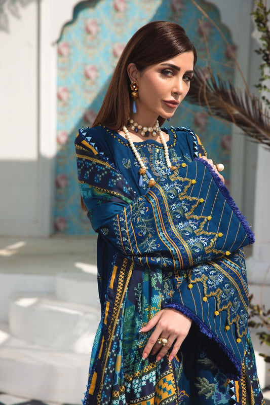 Picture of Ellena - 3-PC Musavir Embroidered Khaddar Collection - Available at Raja Sahib