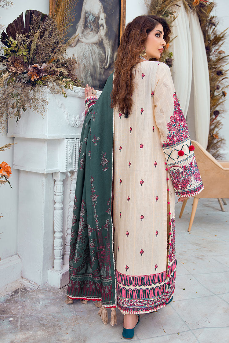 Picture of Ellena - Ellena 3-PC Musavir Embroidered Khaddar Collection - Available at Raja Sahib