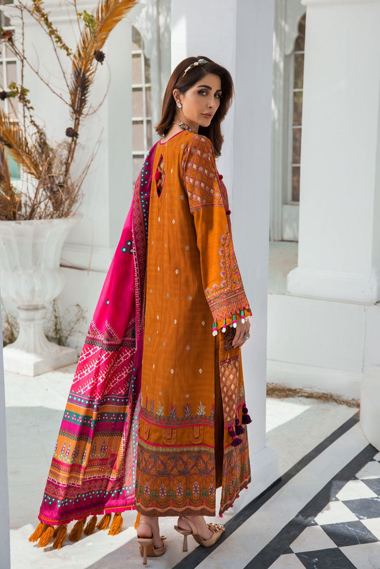 Picture of Ellena - 3-PC Musavir Embroidered Khaddar Collection - Available at Raja Sahib