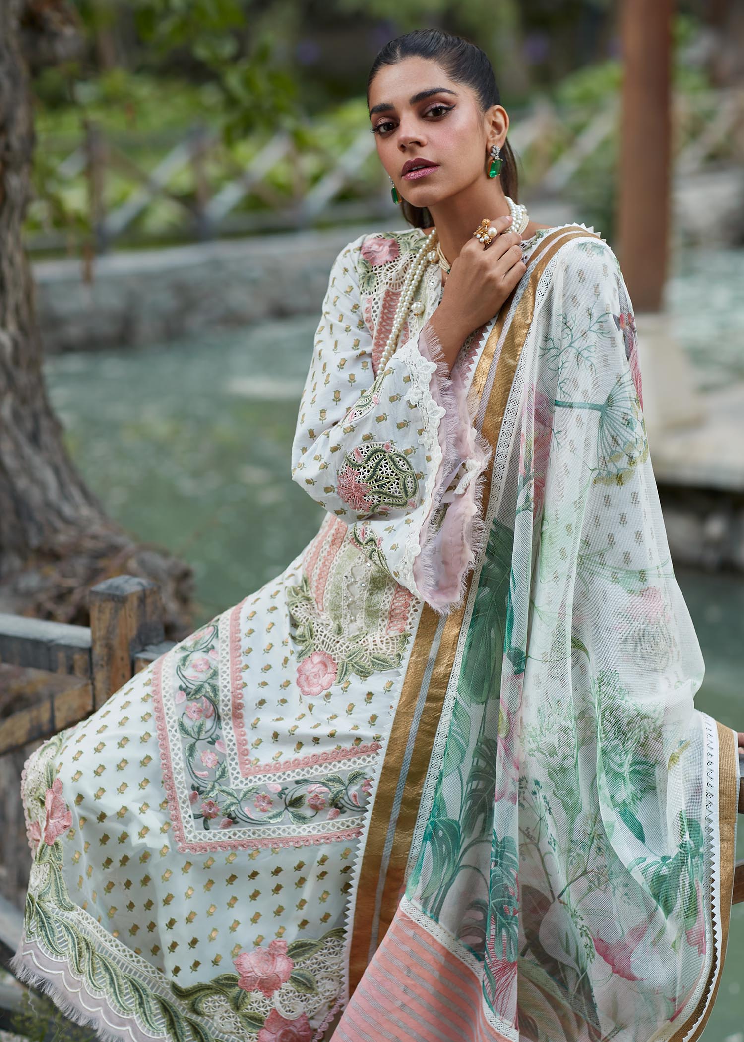 Picture of Crimson - 5A Shigar Luxury Lawn Collection - Available at Raja Sahib