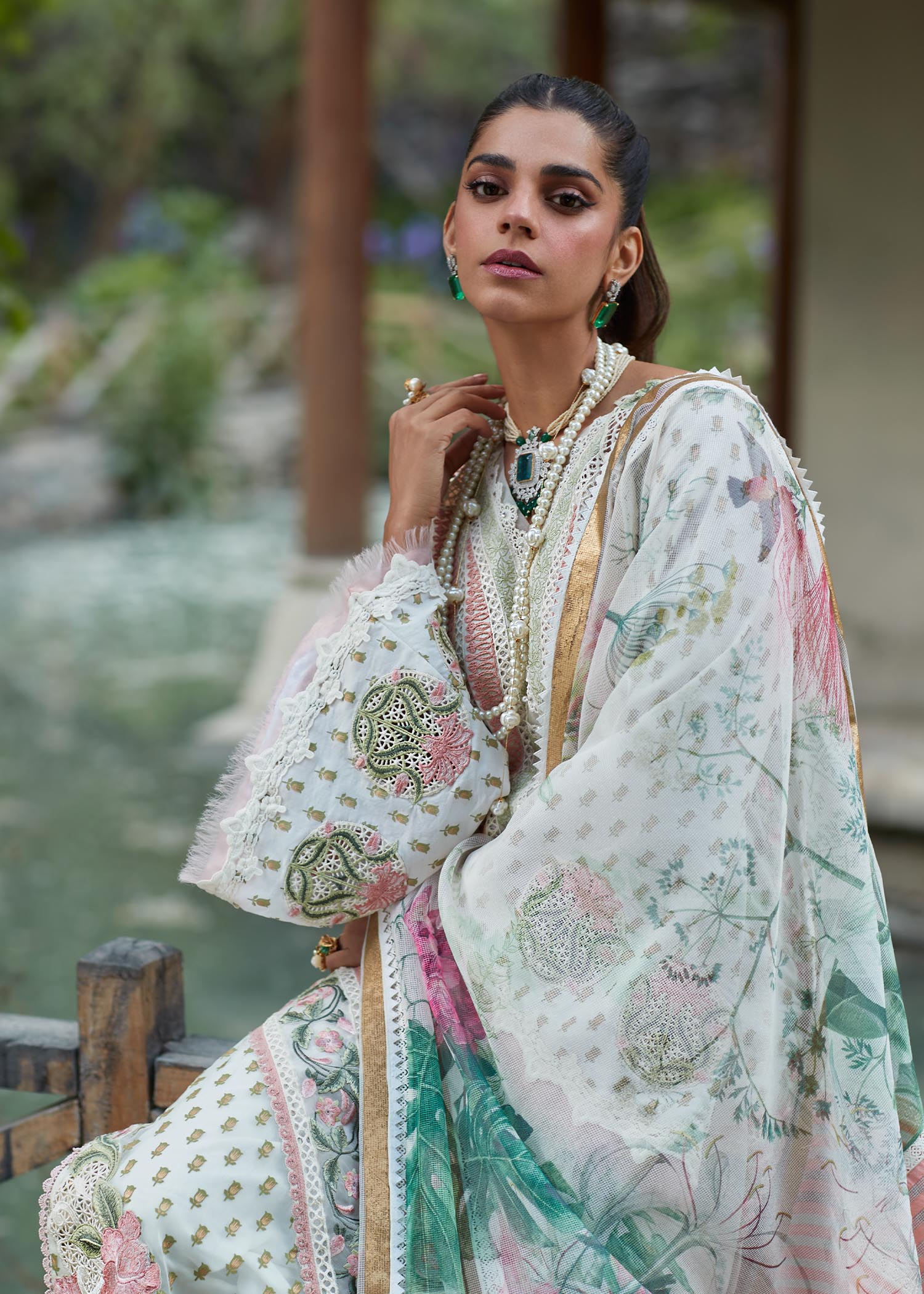 Picture of Crimson - 5A Shigar Luxury Lawn Collection - Available at Raja Sahib