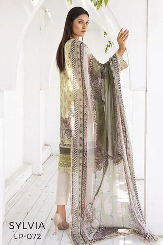 LP 072 Sylvia Magnifique Embroidered Lawn Collection